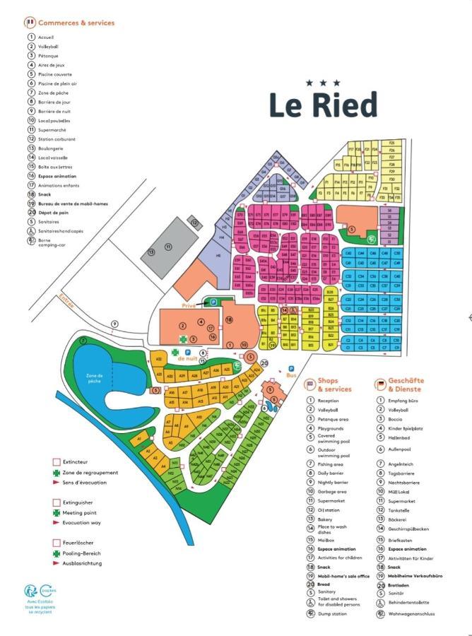 Le Ried Camping To Hapi Boofzheim Buitenkant foto